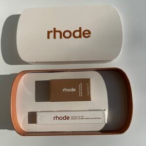 Rhode Peptide Lip Tint Cinnamon Roll and Pocket Blush Toasted Teddy Birthday Set